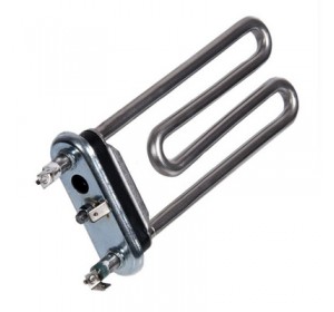 ТЭН 1700W (прямой с отверстием L=169, R=13, M=120) "хром"